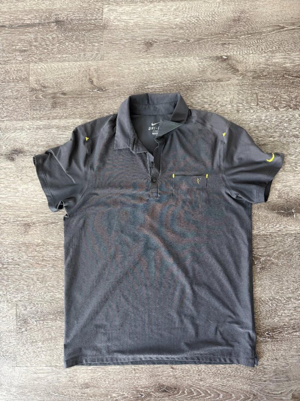 Nike Roger Federer French Open Polo Tennis Shirt 2012